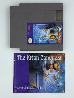 The Krion Conquest : NES Loose / Cleaned & Tested w/ Manual