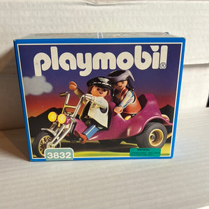 Playmobil : Motorcycle Trike 3832 (1998) Mint in Sealed Box