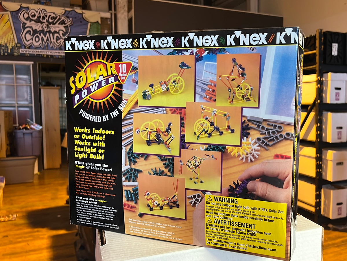Knex : Cyber K'Nex Solar Power 10 Model Set (Mint in Sealed Box) K