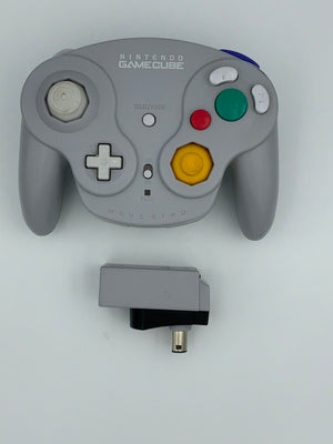 Gamecube Wavebird Wireless Controller Grey (Used) Cleaned / Tested w/ Receiver (STOCK 11B)