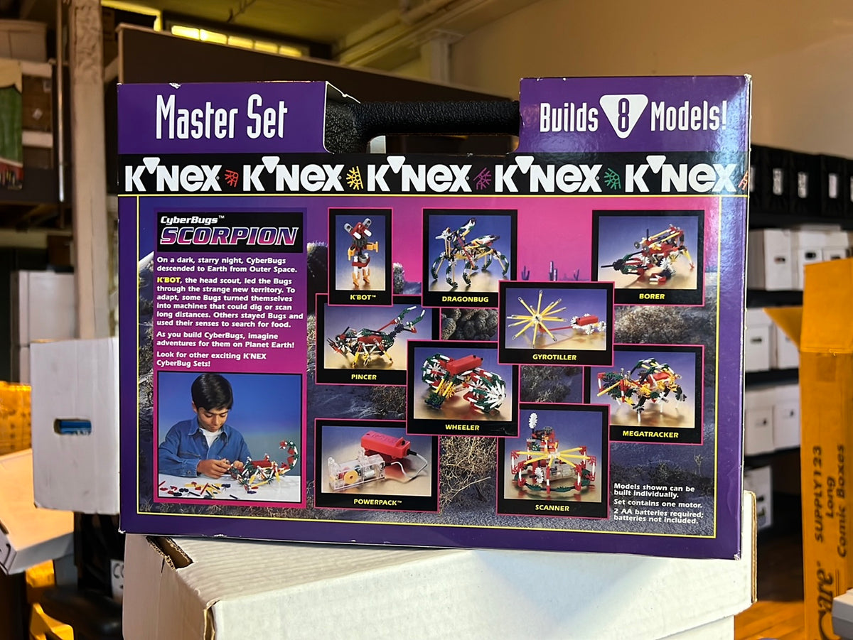 Knex : CyberBugs Scorpion Master Set (Mint in Sealed Box) K'Nex