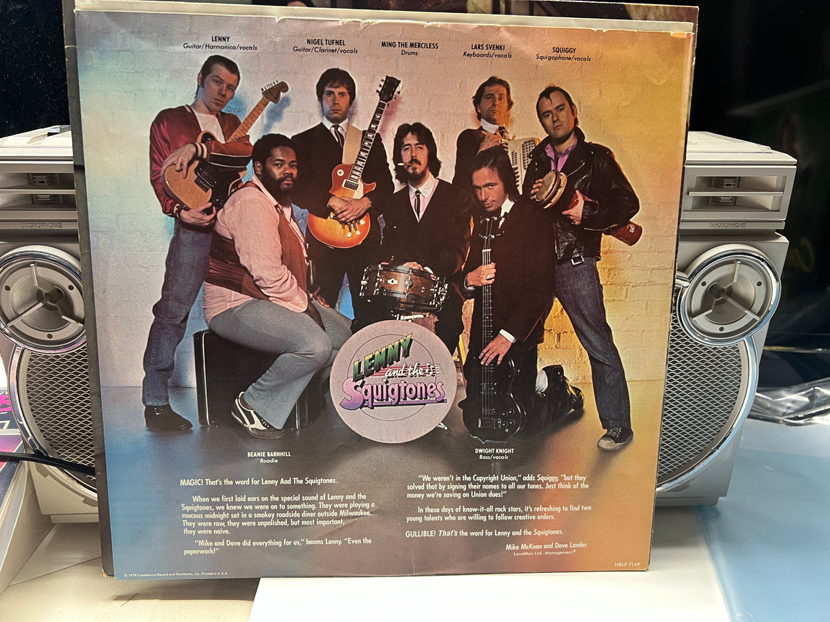Lenny & Squiggy Present : Lenny and The Squigtones LP EX/EX