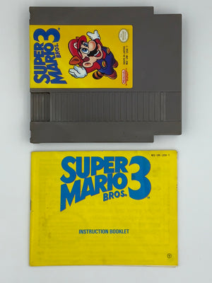 Super Mario 3 NES Loose / Cleaned / Tested W/ Manual