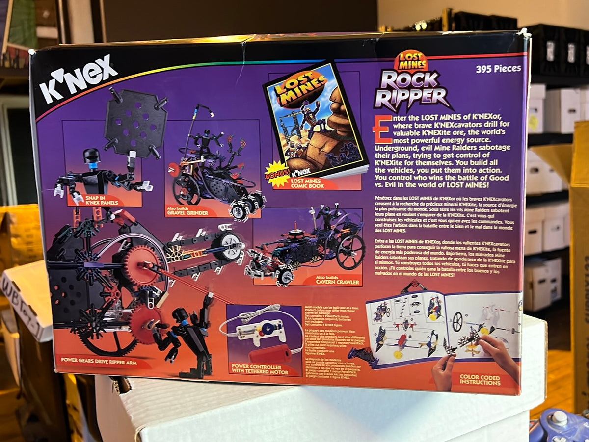 Knex : Lost Mines Rock Ripper (Mint in Sealed Box) K'Nex – Fun Box