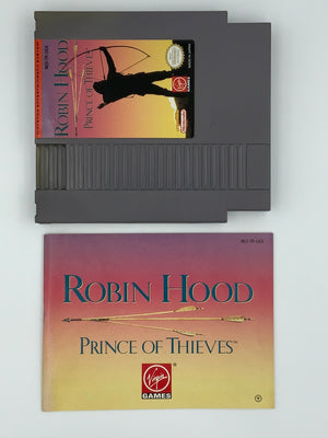 Robin Hood Prince of Thieves - NES Loose / Cleaned & Tested w/ Manual