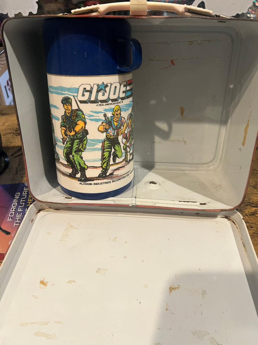 G.I.ジョー　THERMOS ヴィンテージ　水筒 Lunch Box: Gi Joe 1982 w/ Thermos (Vintage) – Fun Box Monster Emporium
