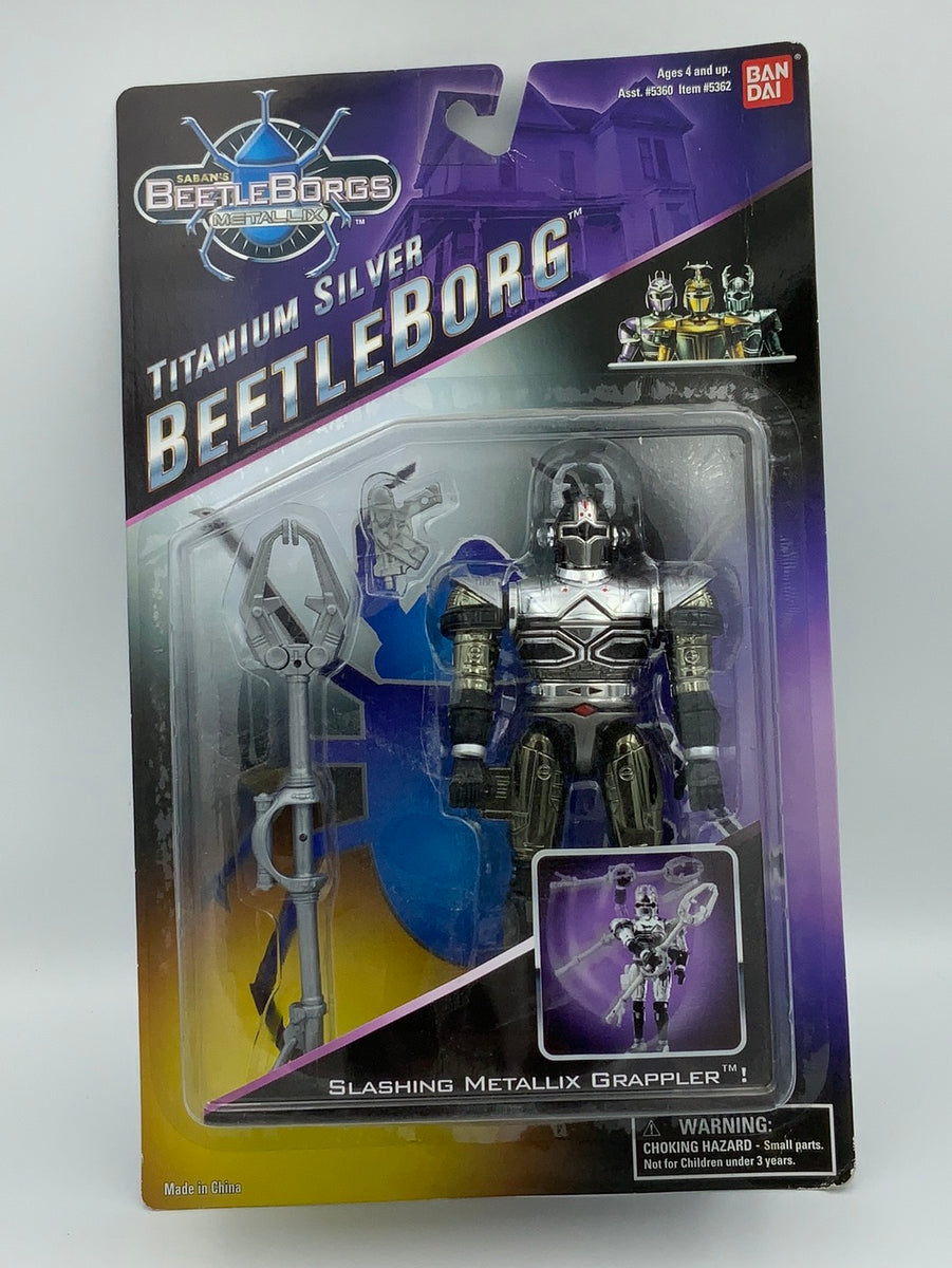 Beetelborgs Metallix : Titanium Silver Beetleborg MOC – Fun Box