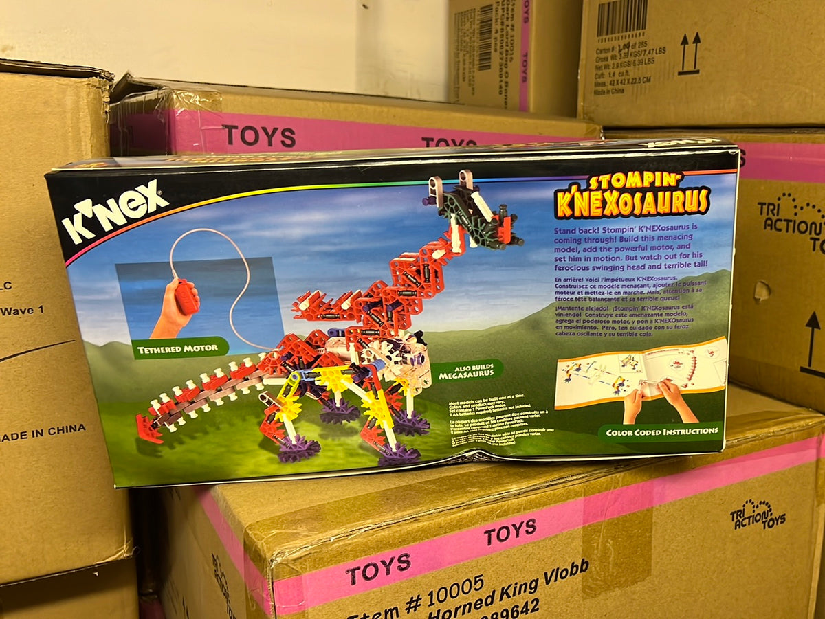 Knex : Stompin' K'Nexosaurus (Mint in Sealed Box) K'Nex – Fun Box