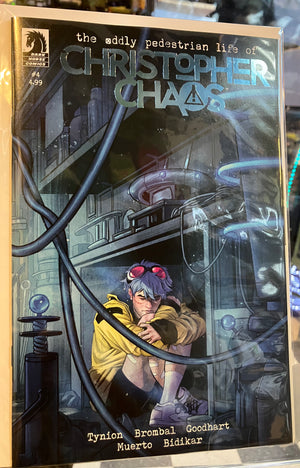 Oddly Pedestrian Life of Christopher Chaos #4 Blue Foil Title Variant