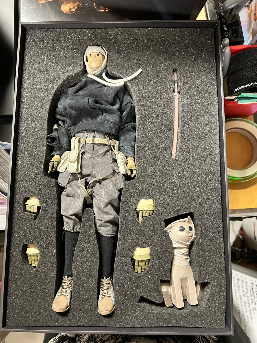 ASHLEY WOOD: Sneaky 71 and his pal Hanzo the Ninja Kitty Figures ASHLEY WOOD: Sneaky 71 and his pal Hanzo the Ninja Kitty Figures