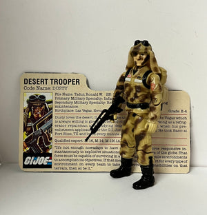 GI JOE : 3.75" 1980s Desert Trooper Dusty