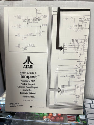 Tempest Arcade Manual Sheet 3, Side B