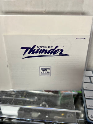 NES Instruction Booklet: Days of Thunder