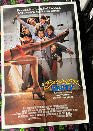 Poster: BACHELOR PARTY Vintage Movie Poster (One-Sheet) (Folded)