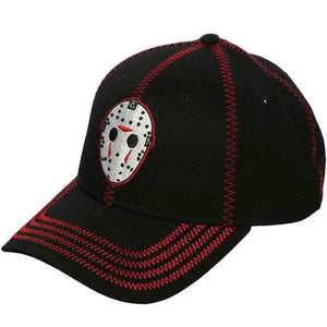 Hat: Friday the 13th Jason Embroidered Contrast Stitch Hat