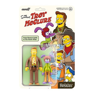 SUPER7 The Simpsons Troy McClure (Sex Ed) 3 3/4-Inch ReAction Figure
