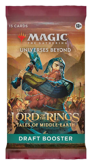 Magic the Gathering Universes Beyond: The Lord of the Rings: Tales of Middle-earth - Draft Booster Card Pack