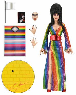 ELVIRA: Over the Rainbow Pride 8 INCH CLOTHED NECA ACTION FIGURE ***PRE-ORDER*** SHIPPING END OF MAY!