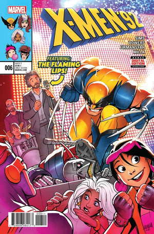 X-Men '92 #6 (2016 2nd Series) Flaming Lips Appearance!