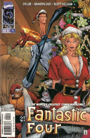 Fantastic Four #4 Whilce Portacio Christmas Connecting Variant