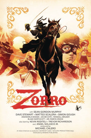 ZORRO: MAN OF THE DEAD #1 (OF 4) CVR C Scalera Movie Poster