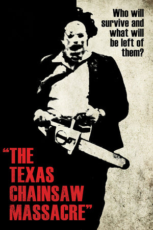 Poster: Texas Chainsaw Massacre Silhouette - Regular Poster