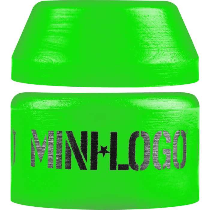 Mini-Logo BUSHING SET SOFT 84a GREEN 2pcs(cone/barrel)