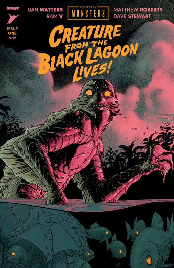 UNIVERSAL MONSTERS: THE CREATURE FROM THE BLACK LAGOON LIVES #1 (OF 4) CVR A MATTHEW ROBERTS & DAVE STEWART