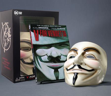 V FOR VENDETTA: BOOK AND MASK SET NEW EDITION (MR)