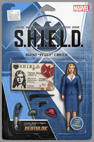 S.H.I.E.L.D. 50th Anniversary : Agent Carter #1 (Action Figure Variant Cover) 2015