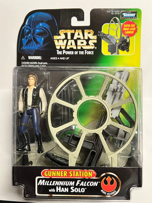 Star Wars Kenner 1997 Han Solo with Gunner Station