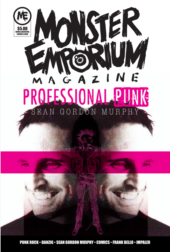 Monster Emporium Magazine #1 :  Strangers P@N, Anthrax, Impaler signed by Sean Gordon Murphy, & Damian Maffei