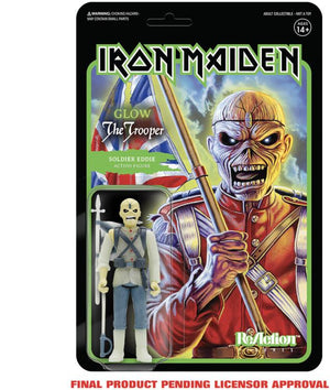 Iron Maiden The Trooper ReAction Eddie (Glow-in-the-Dark) Figure