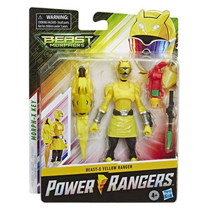 Power Rangers Beast Morphers : Beast-X Yellow Ranger 6" Action Figure MOC