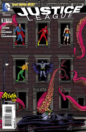 JUSTICE LEAGUE #31 (2011 New 52 Series) Batman 66 Variant 1st Full Jessica Cruz