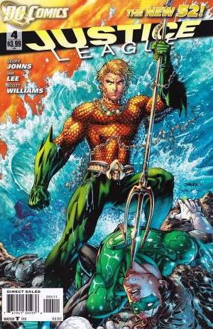 JUSTICE LEAGUE #4 (2011 New 52 Series) First Printing