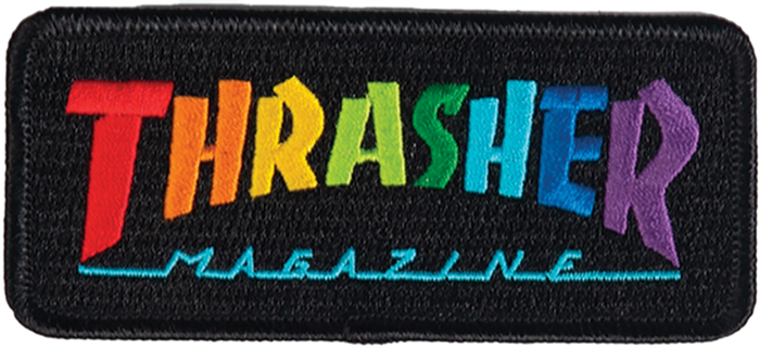 PATCH: THRASHER - Rainbow (Embroidered)