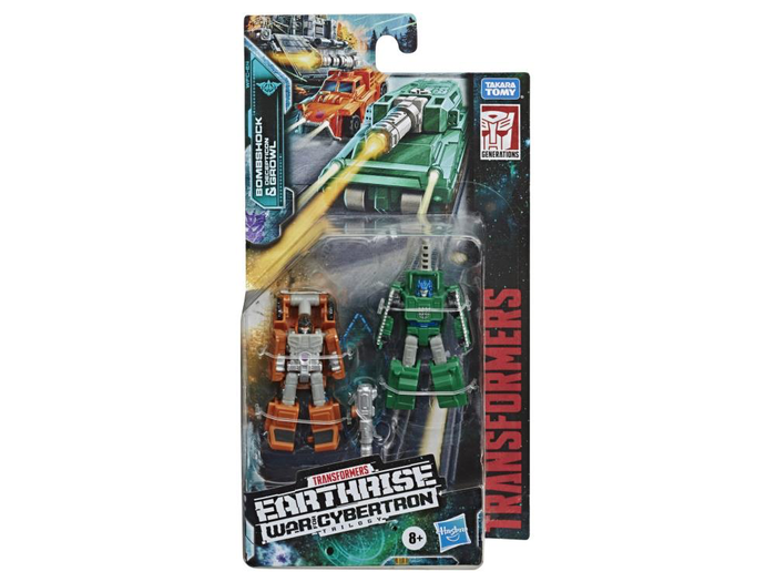 Transformers War for Cybertron: Earthrise Micromaster Wave 1 BombShock & Growl