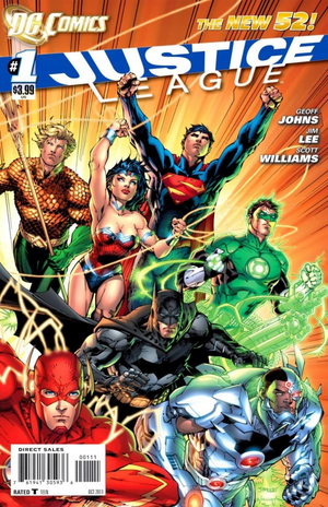 JUSTICE LEAGUE #1 (2011 New 52 Series) First Printing