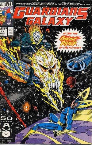 GUARDIANS OF THE GALAXY #13 (1990 1st Series) 1st Spirit of Vengeance (Future Ghost Rider)