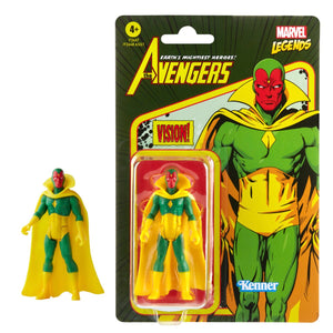 Marvel Legends Retro 3.75" Collection Vision 3 3/4-Inch Action Figure Mint on Card