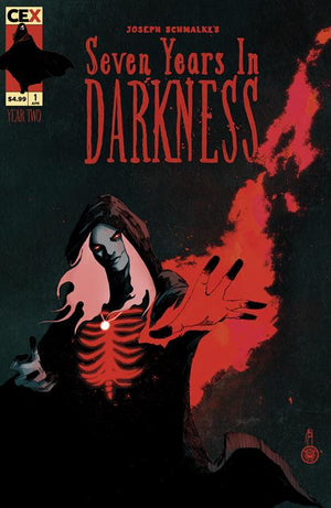 SEVEN YEARS IN DARKNESS YEAR TWO #1 (OF 4) CVR B JOSEPH SCHMALKE FLAME CARD STOCK VAR