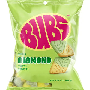 Bubs Sour Diamond Tutti Frutti (5.5oz Bag)