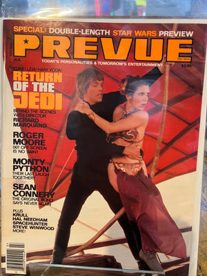 Prevue (1984 Steranko) Mediascene #52 Return of the Jedi Cover