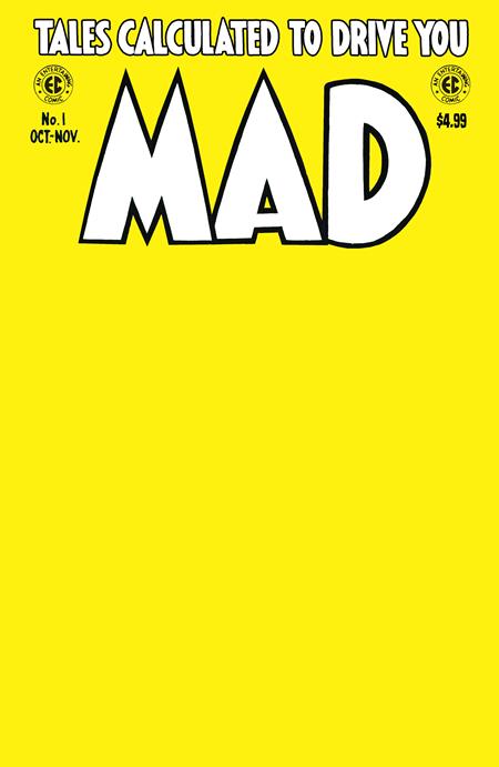 MAD MAGAZINE #1 FACSIMILE EDITION CVR B BLANK VAR (Comic Size)