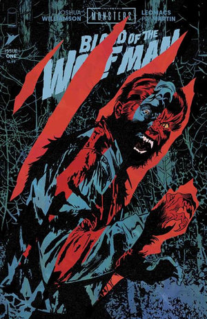 UNIVERSAL MONSTERS BLOOD OF THE WOLF MAN #1 (OF 4) CVR I MICHAEL WALSH DIE CUT FOIL REVEAL VAR