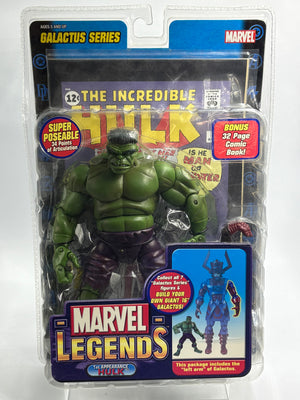 Marvel Legends : Hulk (Green) Galactus Series BAF MOC (2005)