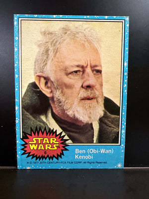Star Wars Trading Cards Series 1 1977 : #6 Obi-Wan Kenobi