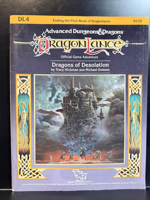 Dungeons & Dragons Module: Dragon Lance Dragons of Desolation DL4 9139