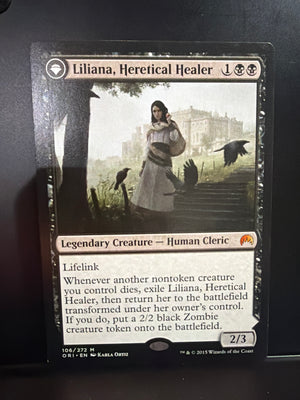 Magic The Gathering : Liliana, Heretical Healer / Defiant Necromancer